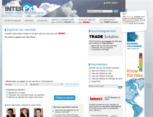 Tablet Screenshot of interex.fr