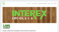 Desktop Screenshot of interex.cz