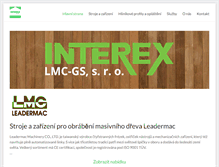Tablet Screenshot of interex.cz